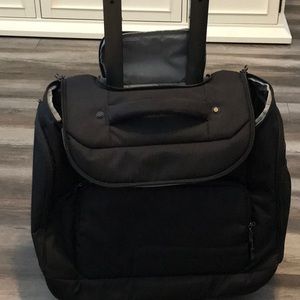 eagle-creek black new laptop/overnight bag.